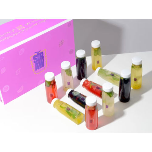 Mojito Box - Mojito Box Consists of 3 Classic Mojito, 3 Passion fruit Mojito, 3 Strawberry Mojito, and 3 Mixed Berry Mojito.