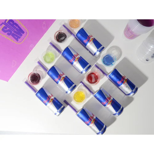 Redbull Mix - Note: Energy drinks are prohibited for those under 16 years of age, in compliance with the decision of the Ministry of Commerce and Industry.