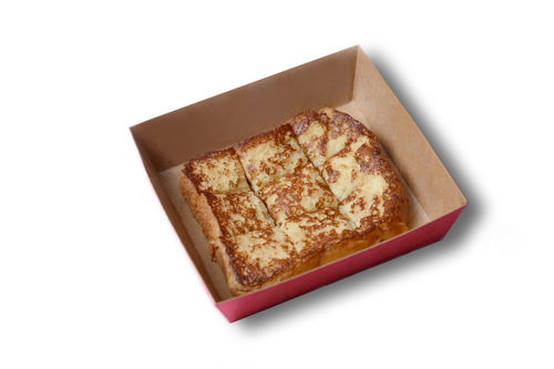 French toast - Baryouch French toast with a hint of maple syrup and add the toppings you like