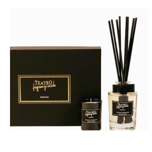 Tabaco Giftset - Aromatic scent, size 250 ml + aromatic candle, size 180 ml