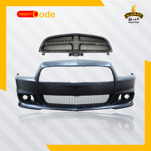 Al Barq for Car Accessories  - FRONT BUMPER FOR DODGE CHARGER SRT 8 11-14 WITH FOG LAMPS - code 1900371 - FRONT
  BUMPER FOR DODGE CHARGER SRT 8 11-14 WITH FOG LAMPS