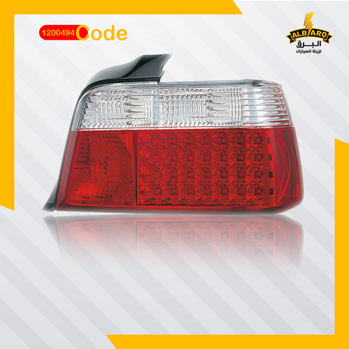 ستاب بي ام E36 - كود 1200494 - ستاب خلفي بي ام E36 ـ 4 باب احمر LED(92-98)