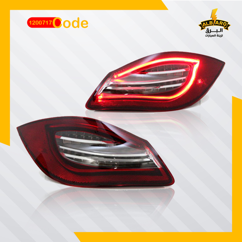 Al Barq for Car Accessories  - TAIL LAMP FOR PORSCHE CARRERA TURBO 2001 RED/CLEAR (LED) - code 1200717 - TAIL
  LAMP FOR PORSCHE CARRERA TURBO 2001 RED/CLEAR (LED)