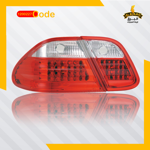 Al Barq for Car Accessories  - TAIL LAMP FOR Mercedes W208 CLK Crystal red LED - code 1200227 - TAIL LAMP FOR Mercedes W208 CLK Crystal red LED