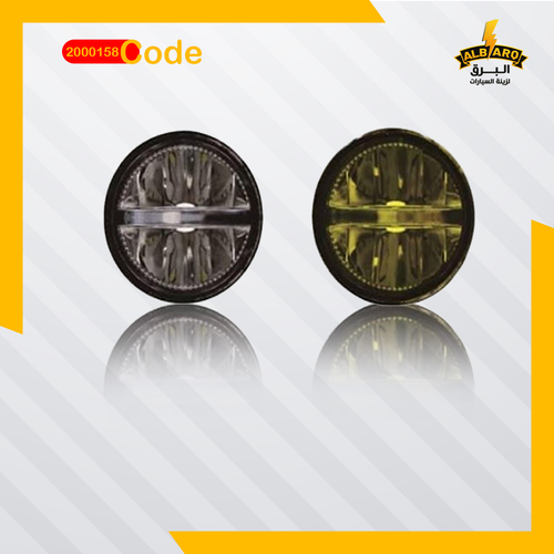 Al Barq for Car Accessories  - HEAD LAMP FOR SUZUKI JIMNY  + WHITE LED + YELLOW WITH WIRING - code 2000158 - HEAD
  LAMP FOR SUZUKI JIMNY  + WHITE LED +
  YELLOW WITH WIRING