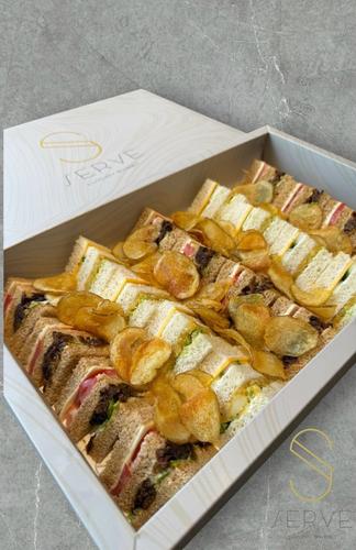 Club Sandwich - Contains 20 Pieces
Spicy potatoes Eggplant with chickpeas