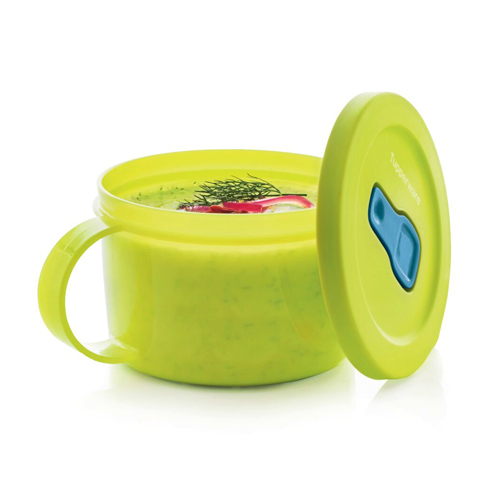 Crystalwave Gen. II Soup Mug 460 ML - From fridge to microwave to table, saving valuable time for you and you family memebers. Your ideal, on-the-go meal solution - take a individual portion of a home-made healthy soup on-the-go and reheat it on the spot.

Material that can resist temperatures between 0°C to 120°C – not suitable for freezing, not intended for cooking.

Capacity: 460 ml
Dimensions: 11.7 x 16.3 x 8 cm H