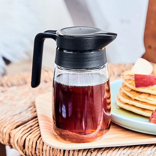 Serve N Clear 350 ML - This  jug looks like glass, but it's light, elegant and simply unbreakable! The pitcher has an ergonomic design for easy grip and carrying - great for little ones and adults alike. The tip-top system allows pouring with one hand without opening the lid, and the size of the jug fits the doors of most refrigerators and is easy to clean. Thanks to its large opening, it is easy to put a hand inside and clean it. Ideal for fresh juice, flavored water, cocktails and more.