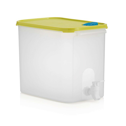 Water Dispenser 8.7L - 8.7 litre capacity is ideal for a family’s consumption or for outdoor activities
Air and liquid-tight seal keeps water clean, safe and free from contamination
Back grip provides a steady hold when pouring
Side grips allow for easy handling, especially when container is full and needs to be lifted
Vent cap prevents “vacuum effect” when dispensing water, allowing air to enter for a steady flow of liquid
Leak-proof translucent window allows you to see when contents is low
Comes with a tap for easy opening and closing. It can be detached for easy cleaning