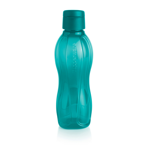 Eco 750 ML Water Bottle | Green - Say Goodbye to disposable water bottles!  You can make a small change with a big impact by using the Eco Bottles. The tapered, contoured shape of our eco-friendly water bottle fits easily in your hand. These reusable, dishwasher safe water bottles are the perfect size to fit in any bag or purse and with their easy open cap drinking is easy. Just grab and go to stay hydrated wherever you go!BenefitsMade with renewable or circular material: Our sustainably-sourced bottles are made of the first food-safe sustainable materials coming from mixed plastic waste or renewable sources. Environmentally friendly: Think of how many plastic disposable bottles that are thrown away every day! You can help reduce that number simply by using an ECO Bottle! Staying hydrated just got easier! The Eco Bottle is lightweight, leak proof and small enough to tuck in a tote bag or backpack, or carry in your hand by a handle or strap, so you can take it with you wherever and however you travel... by car, train, foot or bike! ​ Easy drinking and hygienic covered spout: Flip cap design allows for easy opening and smooth flow when drinking. Can stand the test of time: Made from extremely durable material, your long-lasting Eco Bottle can be used over and over again without worry of breakage!Tips: Thanks to its shape, it fits in the fridge door and its Easy Drink Cap makes it easy to drink from while walking, playing sports or enjoying any outdoor activity. See-through design allows you to view its contents. Its ergonomic design allows you to easily grip and hold it securely while pouring. The Easy Drink Cap's small opening safely regulates the flow of the fluid, making it more comfortable to drink from. ;There is also a ring on the Cap, allowing you to add a strap for easy carrying.Leak proof cap prevents spills Easy to clean Fits in most car and bicycle cup and bottle holders Features a large tab for easy opening and closing Tapered, contoured shape fits easily in your handWashingIt is recommended to wash your Eco Bottle daily. The Eco Bottle is dishwasher-safe, it is also hand-washable using a bottle brush, warm water and a little dishwashing liquid. The Easy Drink Cap is dishwasher-safe. Just place it in the open position on top rack. If you detect unpleasant smells coming from drinks stored in the bottle:Fill the bottle with warm water and a few drops of dishwashing liquid. Let it stand for half an hour. Rinse several times.Allow the bottle to dry, open when not in use. Liquids with spices, tomato or carrots can cause staining; this will not affect the performance of the product.UsageBe sure to fill the Eco Bottle with cold or room-temperature drinks only. Not freezer safe. Not safe for use in the microwave. Eco Bottles are not suitable for use with hot or carbonated beverages or with carbonating devices.