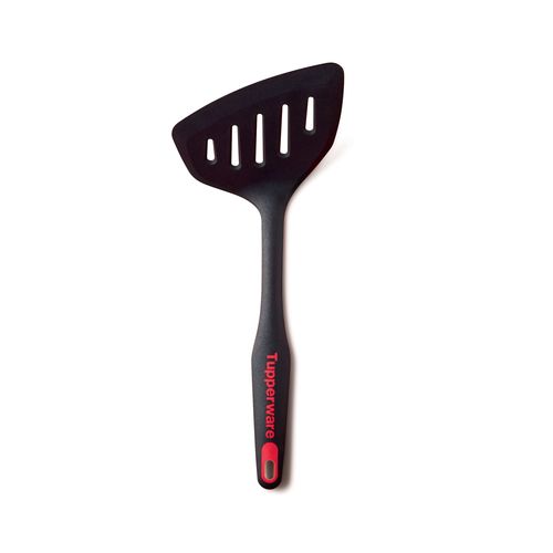 Large Spatula - Flipping and serving delicate food: easy as pie!

Our durable and versatile large-serving spatula is a super-safe kitchen utensil for all types of cookware. This heat-resistant spatula is designed to easily turn over long portions of fish, large hamburgers, pancakes and more thanks to its wide shape.