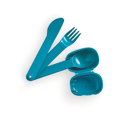 Cutlery Set with Case - This Cutlery Set is perfect for keeping your portable cutlery clean and together. Made from sturdy PBA plastic that is safe and durable to use over again, making it a more sustainable choice, replacing disposable cutlery.