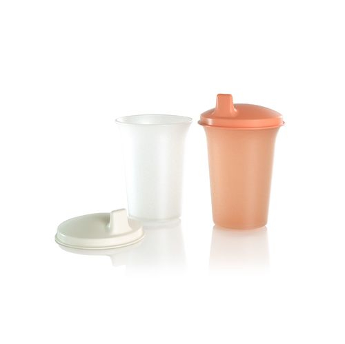 Bell Tumblers (2 PCS) | 200 ML - These durable and leak-proof tumblers are perfect for toddlers learning to drink. They feature a rounded base and spout, making them easy to hold and drink from. The tumblers are also BPA-free and dishwasher safe.