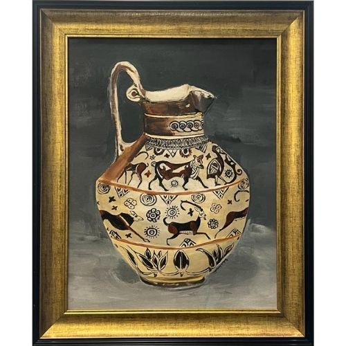 Old pottery - Original WorkHand-painted using acrylic color on canvas. Price includes frame
Painting name: old pottery 

Size: 47CMX57CM