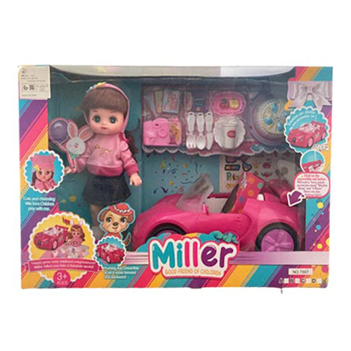 Baby doll-7897 - Miller friends baby doll with car ! Years +3