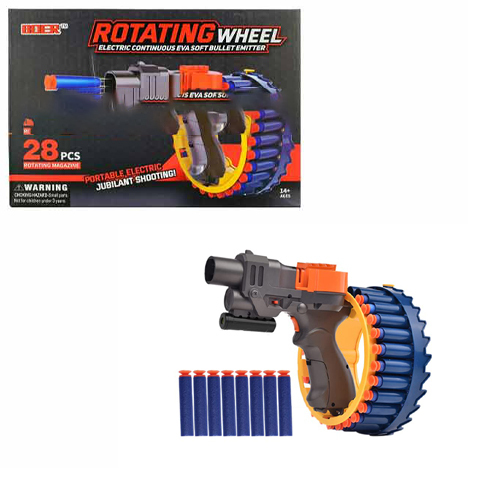 2388-7 Rotating wheel - rotating wheel includes usb cable,goggles years +14