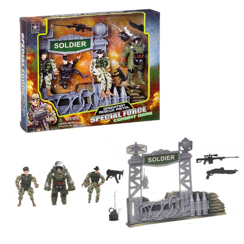 6633B/Special Force Set - With 4 special force characters Age:  +3 years