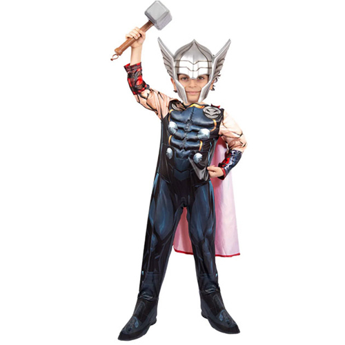 COS141/Thor costume - Thor costume includes Jumpsuit with boot covers Mask Cape Hammer