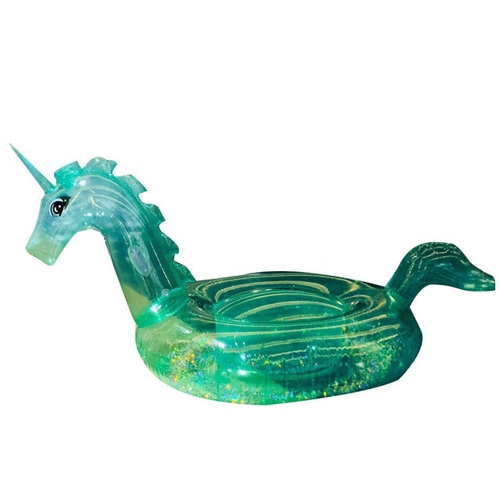 QS10/A rash unicorn horse - A huge transparent rash in the form of a unicorn horse, suitable for adults and children from 6 years and over .... 240x110x100cm