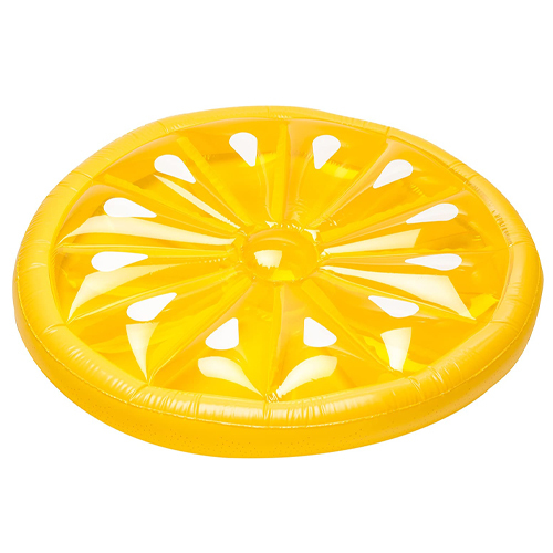 QS03/Lemon Pool - Fruit swimming pool collar perfect for the whole family, adults and kids alike 60 inches (5 feet) in diameter age 8+