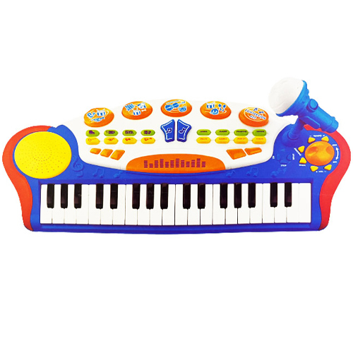 BO-32B/Electronic Keyboard - Electronic Keyboard With Microphone With music and lights Mp3  Sound recording and replay 10 demo songs Age : +3 years