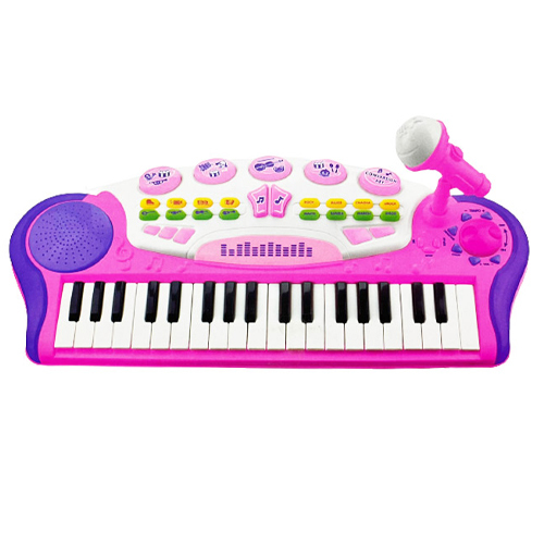 BO-32G/Electronic Piano - Musical Keyboard And Microphone 37 keys! Sound recording and replay , mp3 and more! With music and lights Age : +3 years