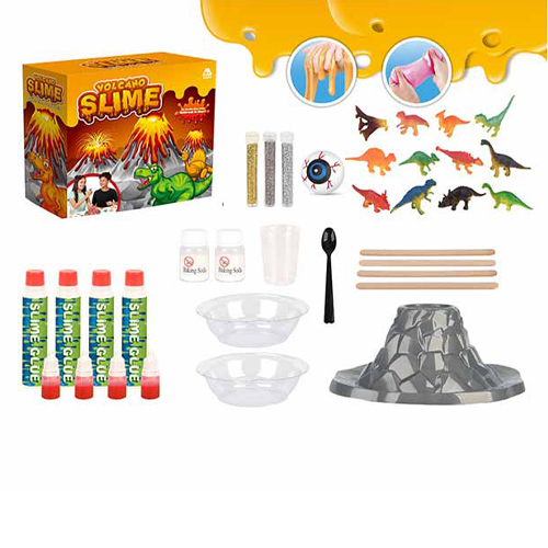 Volcano Slime - 906b - diy slime  let your slime devour everything years +6