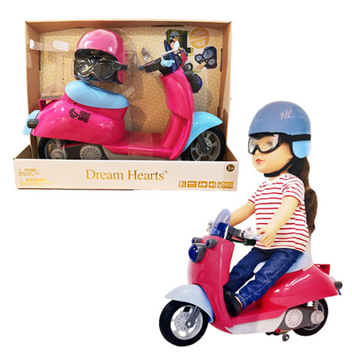 Doll Ride Set-LT01168 - With helmet & goggles  With lights and sounds!!! Doll not included Age  : +3 years