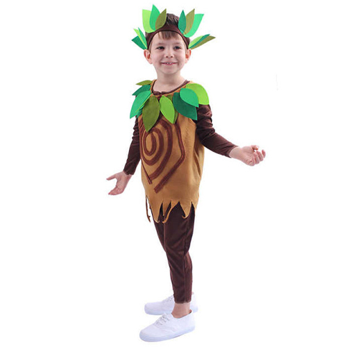 COS183/Tree Costume - Tree Costume Includes jumpsuit , tunic and headpiece S - 3\4 yrs M- 5\7 yrs L- 8\10 yrs XL- 11\14 yrs