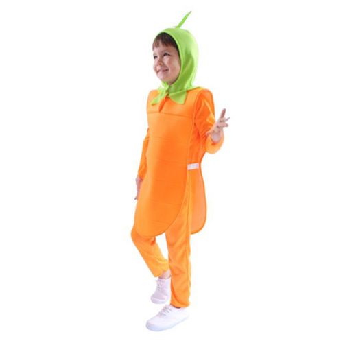 COS153/Carrot costume - Carrot costume  Includes Jumpsuit tunic and cap S - 3\4 yrs M- 5\7 yrs L- 8\10 yrs XL- 11\14 yrs