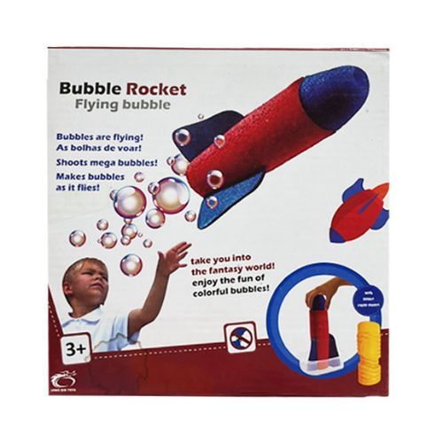 Rocket with bubbles-0638 - Bubble Rocket Bubbles are flying !! Makes bubbles as it flies  Age : +3 years