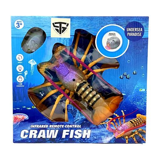 TT6026A/Remote control crawfish - Three different freqencies available for play. Infrared remote control lifelike is more fun. For kids age 3+