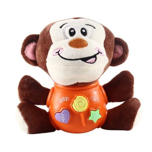 MC-1002M/Monkey Plush - Babies can learn to recognize shapes while playing and improve their ability to recognize things.