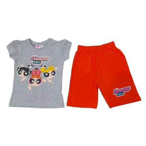 PWP58/POWERPUFF GIRL PAJAMA - POWERPUFF GIRLS SHORT SET