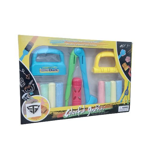 VK-CK602/Colorful graffiti - includes compass holder. transverse holder, socket holder , chalk holderyears +3