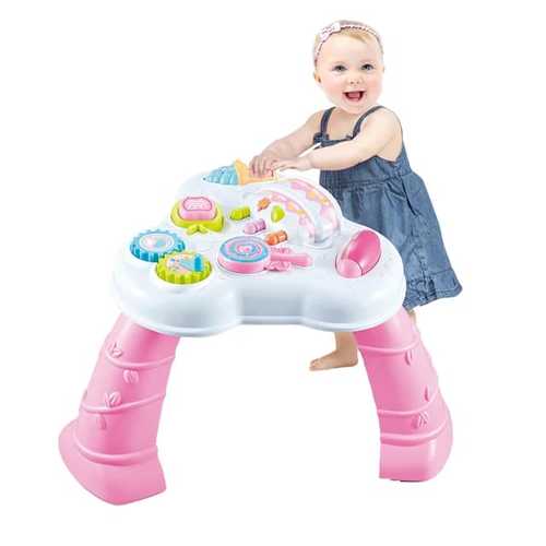 8863/8581/TALEEM BABY - Happy music walker walk with your baby Four-wheel walker with handlebar helps your baby takes the first step steadily. For 6m+