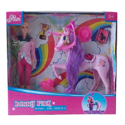 BONNY and HORSES-WX66 - BONNY PINK FOR 3+ AGES