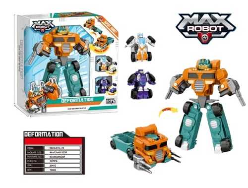1110AB/MAX ROBOT - Deformation Vivid and Great in Style For 3+ Ages