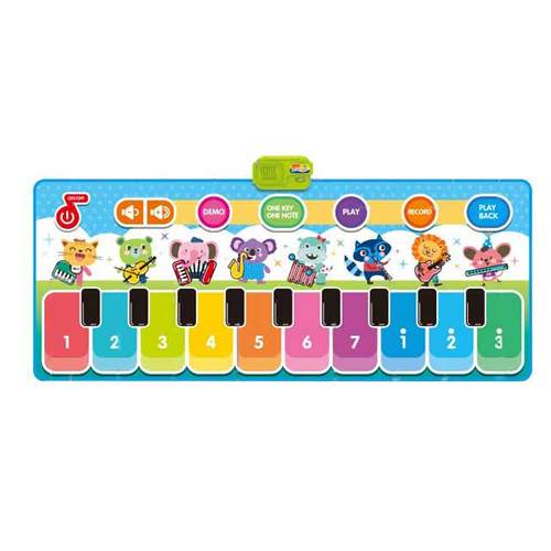 HY673-E/Piano Music Mat - Piano musical mat Includes Touch sensitive and cushion musical mat  For children over 3 years old