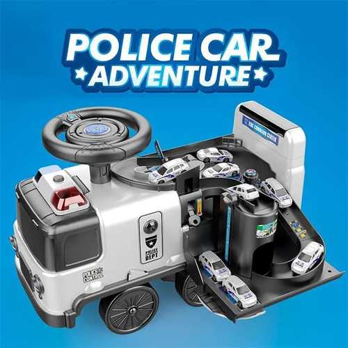 Adventures Car-2021222 - Deformation Police Truck For 3+ Ages