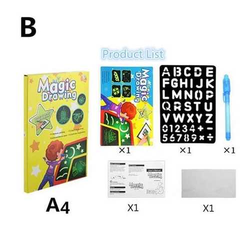 YL608B/MAGIC DRAWING - THIS DRAWING BOARD IS AMAZING. WHAT'S THE FUNCTION ? 
 FOR 3+ AGES