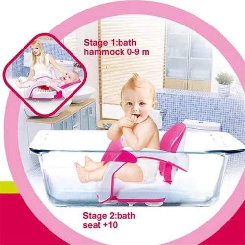 9858/BABY BATH CHAIR - BABY BATH CHAIR HAMMOCK THAT TURNS INTO A BATH SEAT FOR 2m+