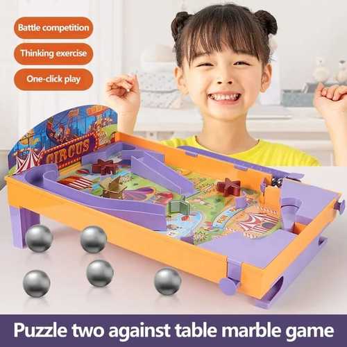 PINBALL-8931 - THIS GAME IS SUITABLE TO BE  PLAYED BY 2 PLAYERS FOR 3+ AGES