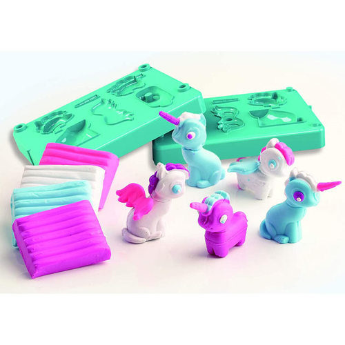 4745/Eraser Studio - Unicorn Eraser Studio creating & baking your own cute Unicorn erasers with mold and magic clay. Prepare, collect, and swap with friends. Age :+3 years