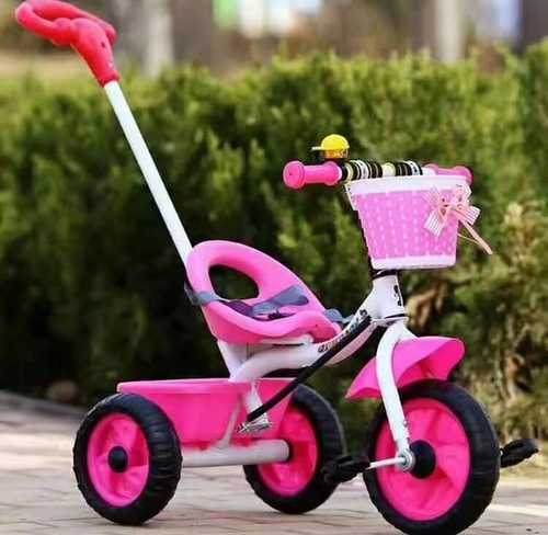 JH-178 /TRICYCLE - KIDS TRICYCLE WITH PUSHBAR NO SAFETY BELT FOR 2+ AGES