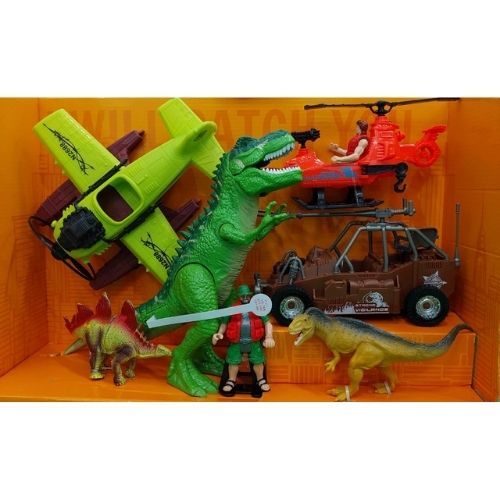 VS0230/DINOSAUR - RICH ACCESSORIES MAKE CHARACTER ACTIVITIES MORE INTERESTING AND CAN BE MATCHED FREELY!!!! FOR 3+ AGES