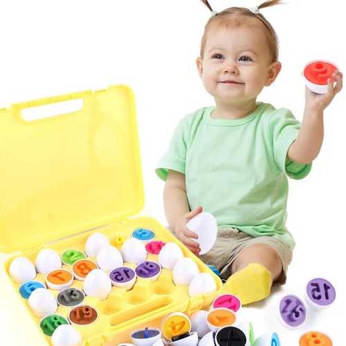 VS0265/MATCHING EGG - LEARNING COLOR AND NUMBER COGNITION FOR 1+ AGE