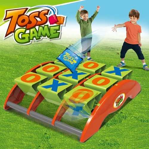 TOSS GAME-Y1801 - TOSS GAME TAKE TURNS CHUCKING BEAN BAGS AND AIMING FOR SUCCESS IN THIS CLASSIC GAME. BE THE FIRST PLAYER TO GET READY, AIM, TOSS! FOR 3+ AGES