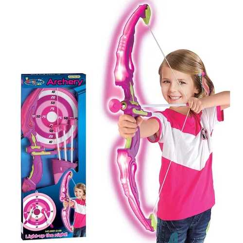 ARCHERY SET/881-24B - LIGHT-UP THE NIGHT! FOR 3+ AGES