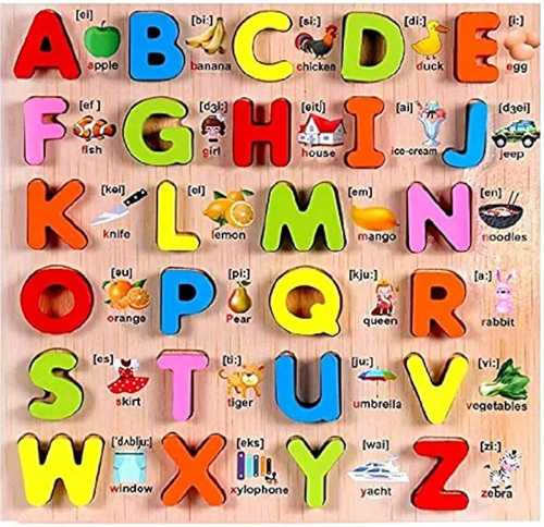 LETTER PUZZLE-VWY495 - Large magnetic letter puzzle 
 Children must use it under the adult's tutelage. 
 Don't throw the toy away to each other. 
 Don't use it if there is any quality problem. 
 Don't keep the toy in the mouth to prevent children devour small parts in the toy. 
 For 3+ ages